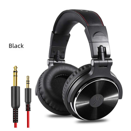 Wired Overhead Headphones For Mobile Phone Tablet Computer Recording Monitoring Noise Reduction Microphone 6.5 - Image 2