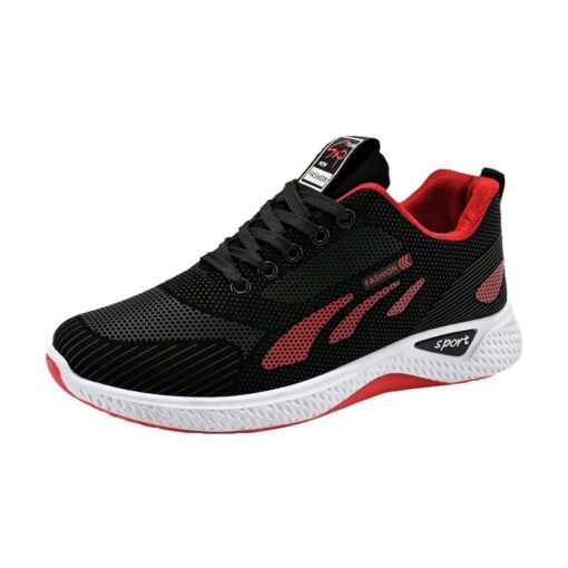 Sneakers Men's Shoes Men's Running Shoes Leather Top Low Heel Casual Shoes Non-slip Wear-resistant Autumn Soft Sole Deodorant Work Shoes - Image 5